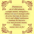 Ornament cu magnet: Dumnezeu sa-ti daruiasca scumpa mama...